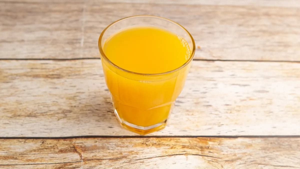 Frissen facsart narancslé 3 dl