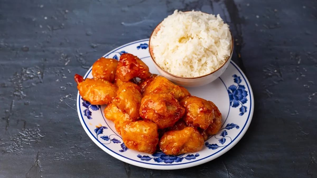 Édes-savanyú szezámmagos csirke