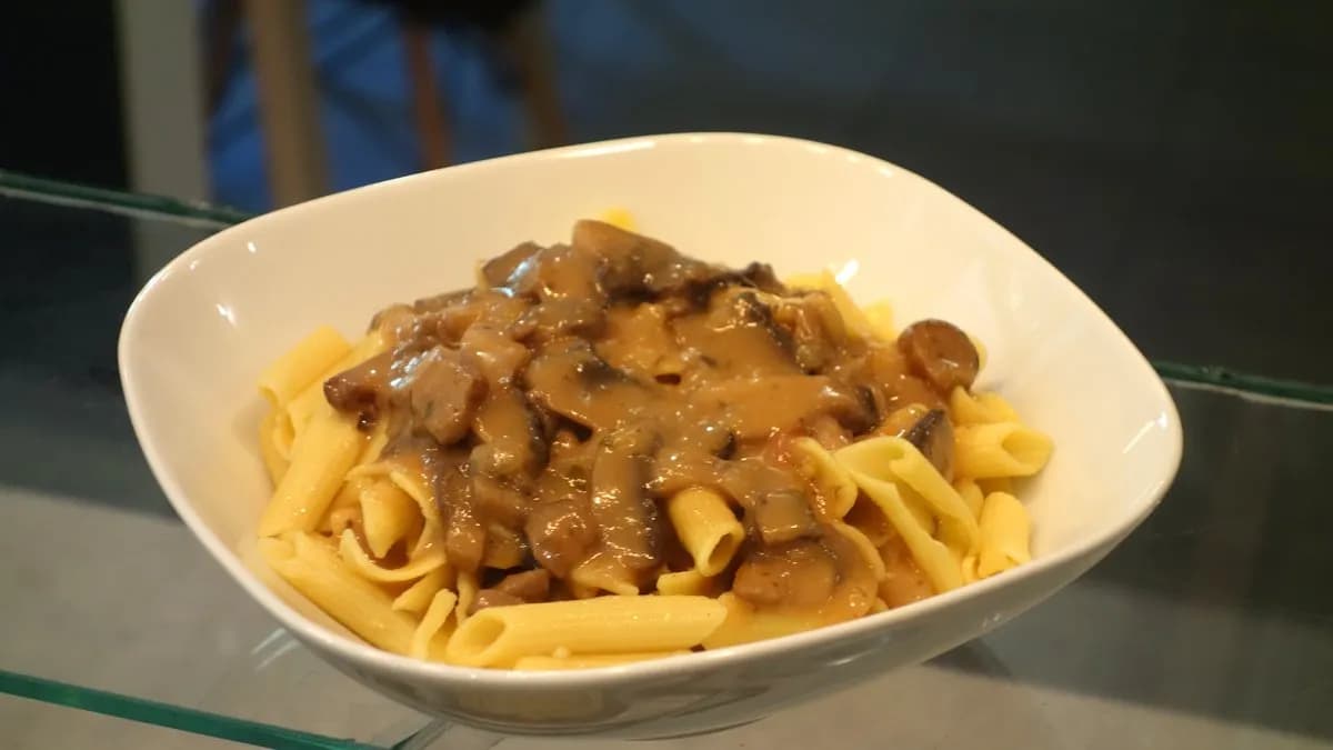 Gombapaprikás pennével