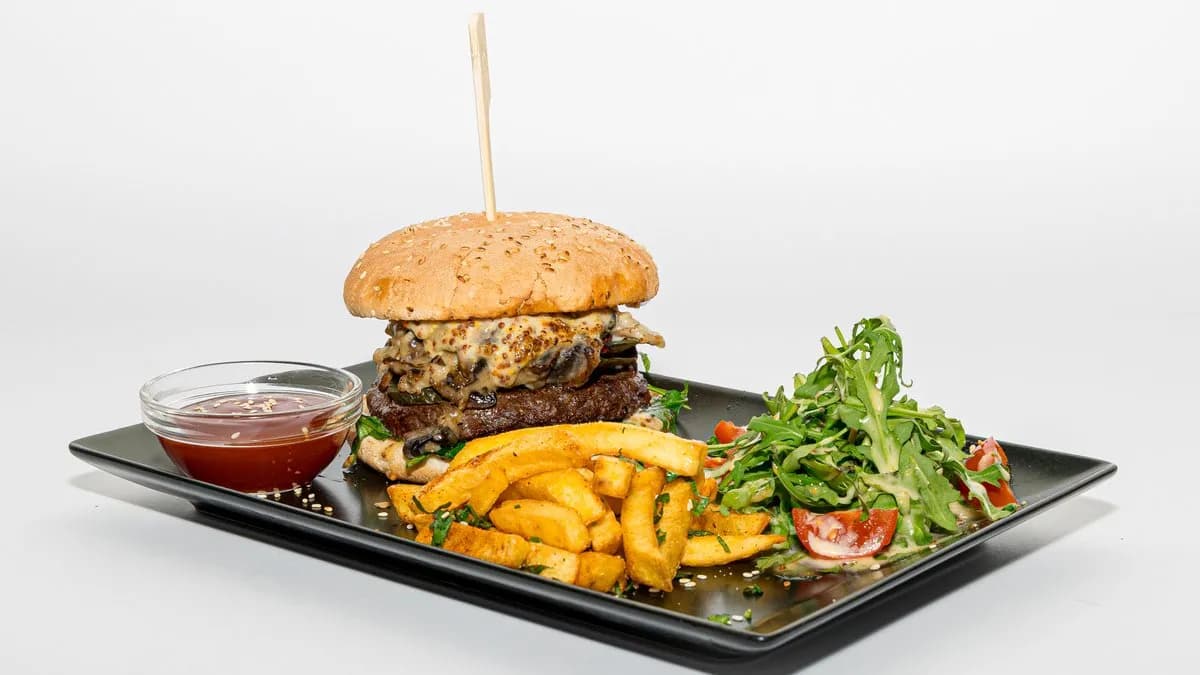 MUSHROOM BURGER MENU