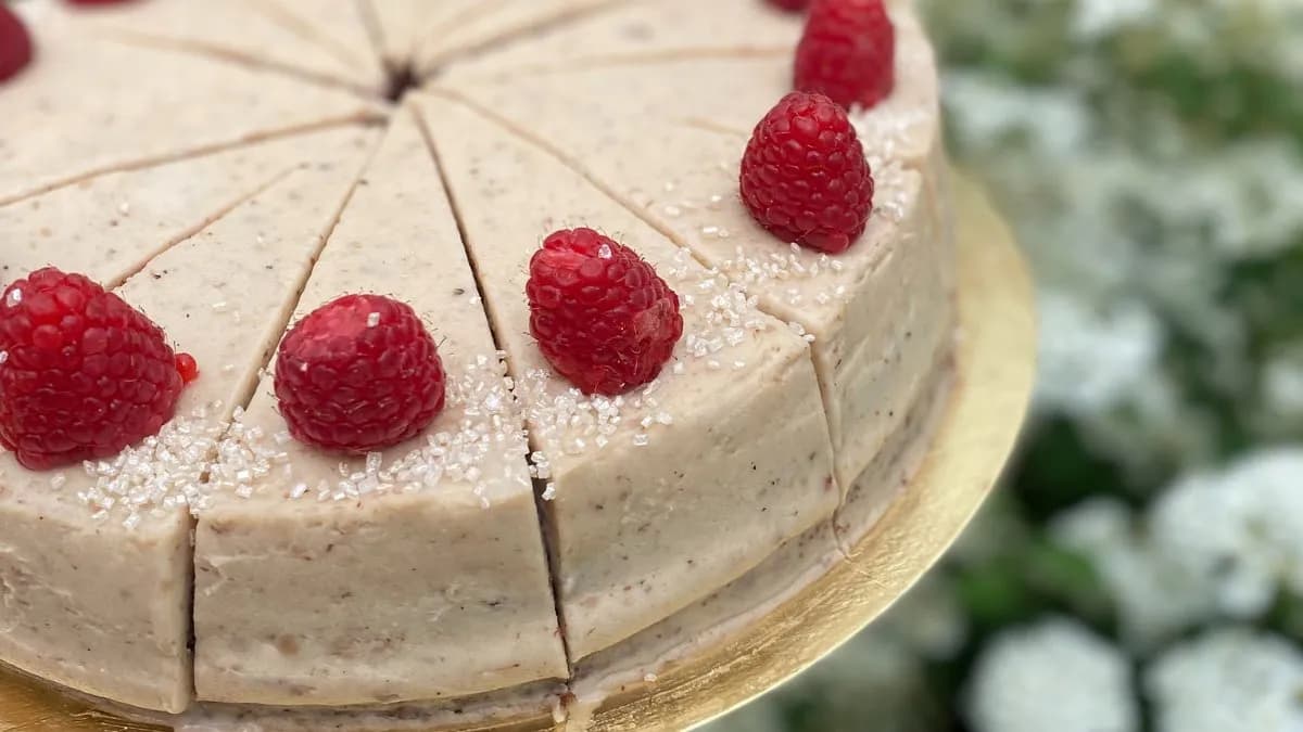 Gesztenyetorta meggyel