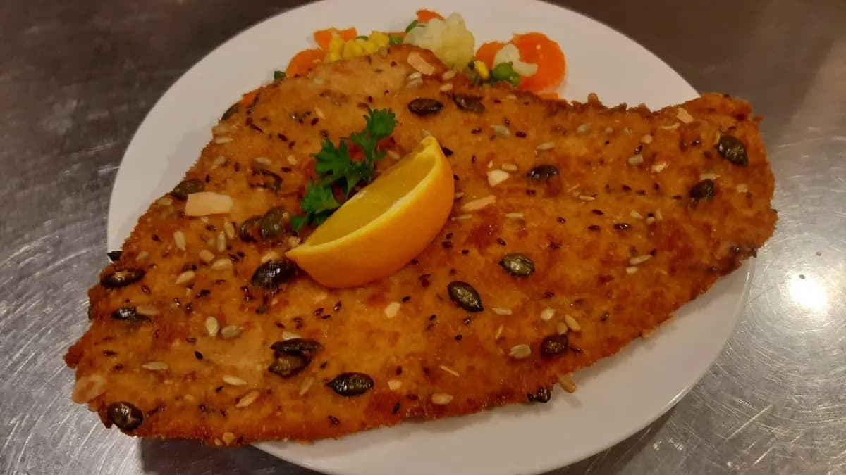 Csirkemellfilé sokmagvas bundában