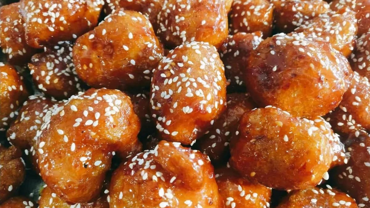 Szezámagos csirkehús