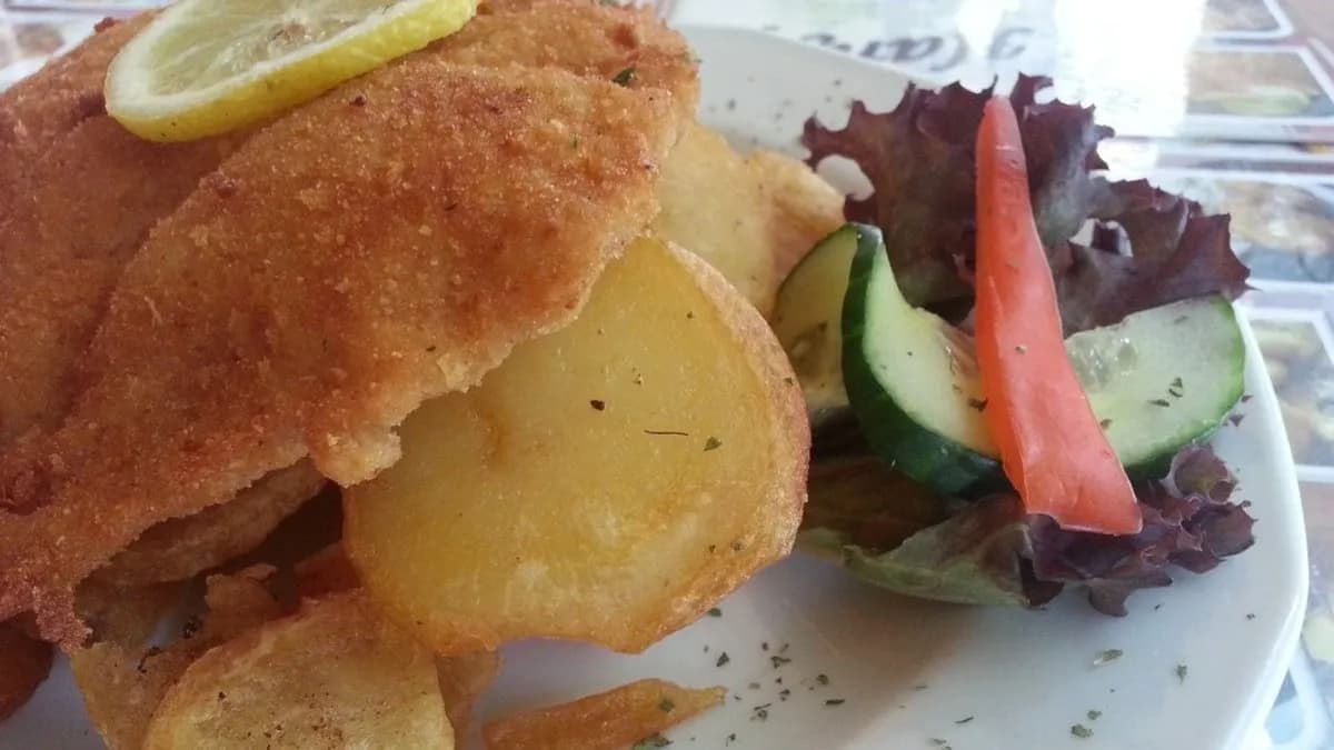 Rántott csirkemell , rizi-bizi