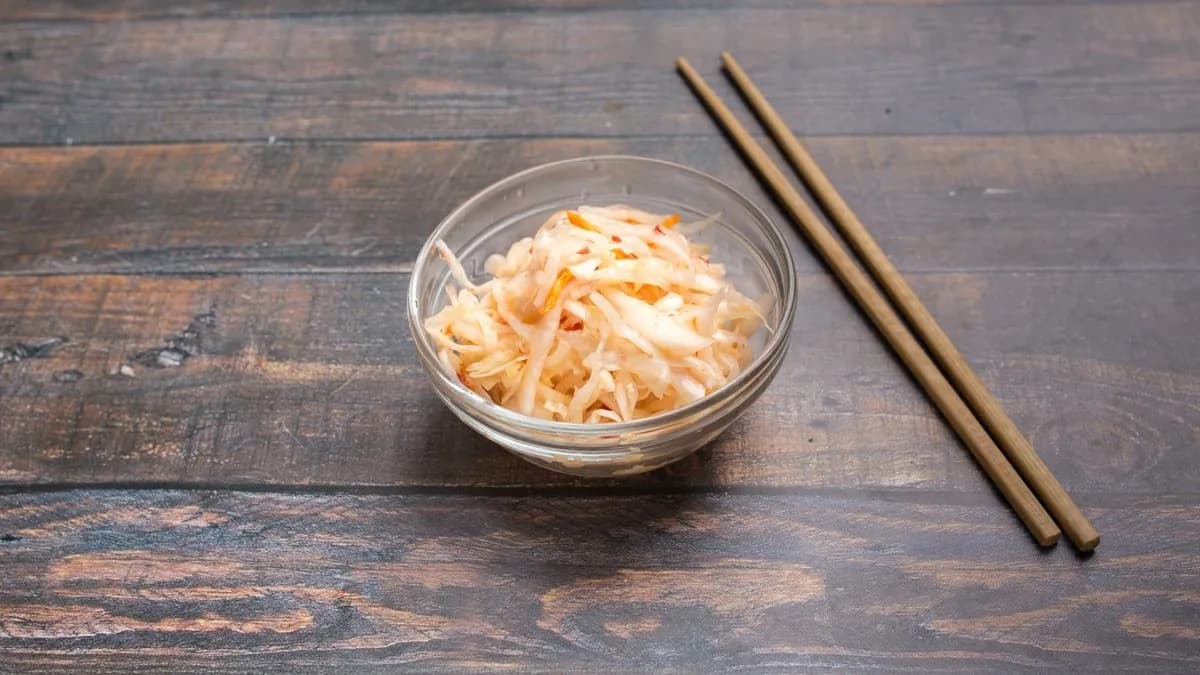 Csípős káposzta saláta