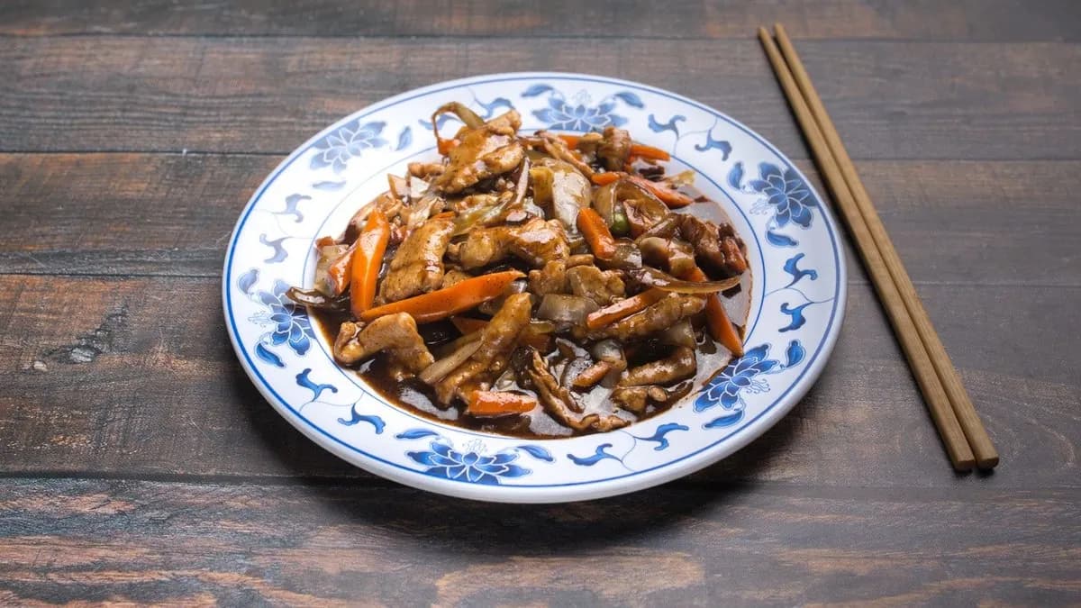 Fekete borsos csirkehús