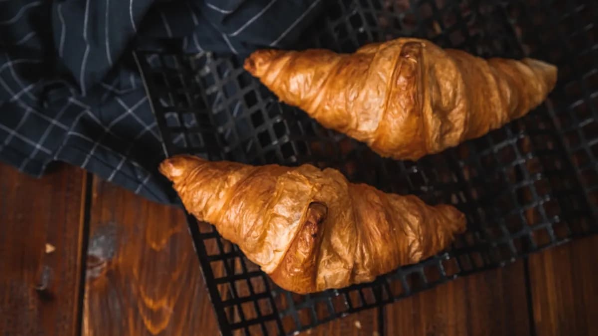 Francia vajas croissant