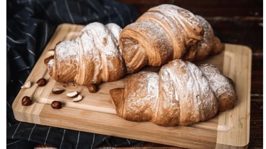 Mogyorókrémes croissant