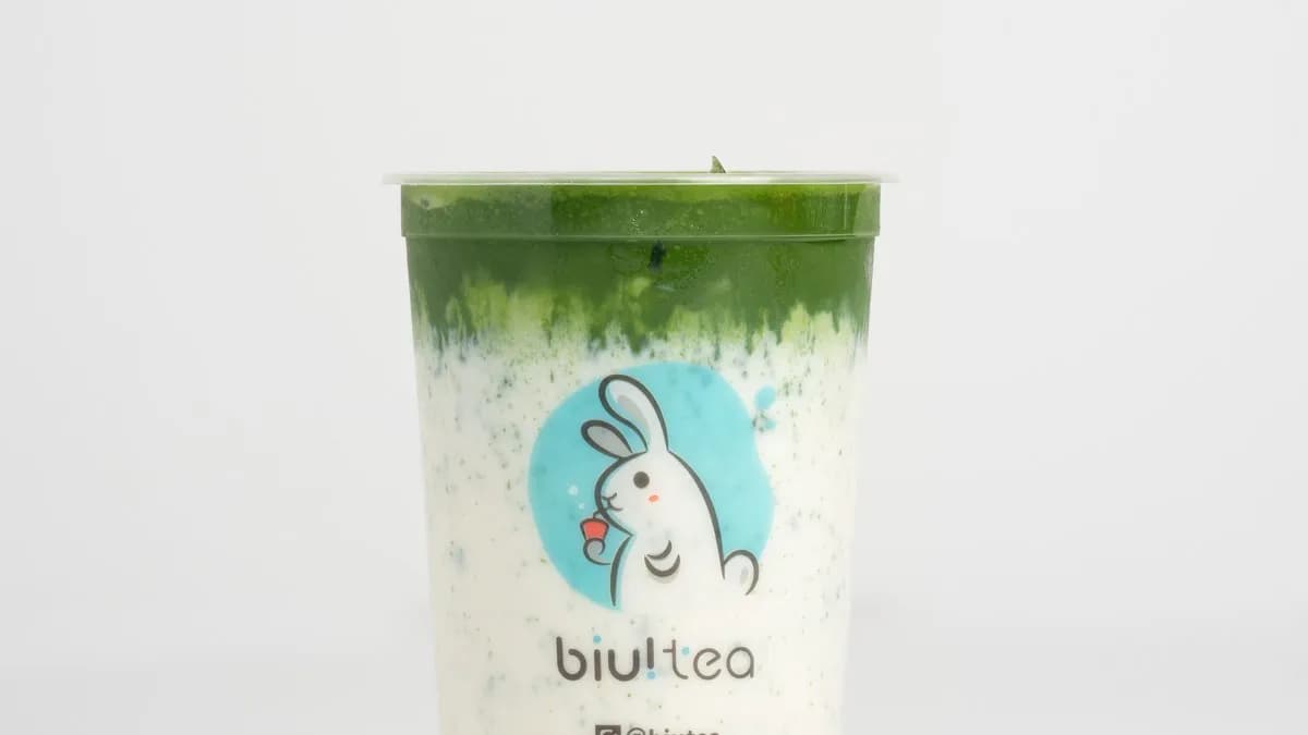 Ceremonial Matcha Boba milk