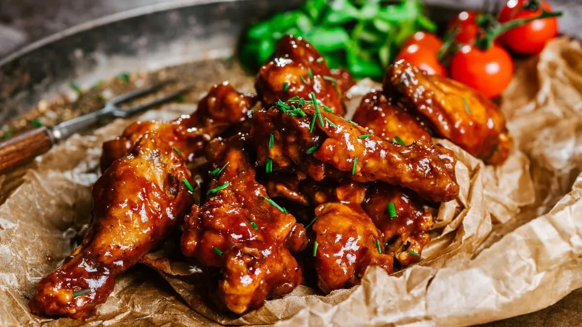 Csirkeszárnyak Buffalo Hot (5 db egész)