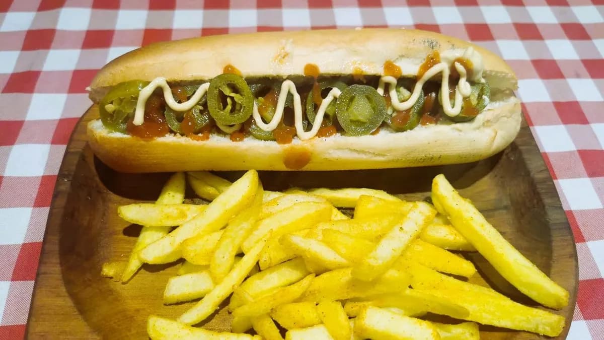 Monster Dog,hasábbal/Monster Dog with Fries