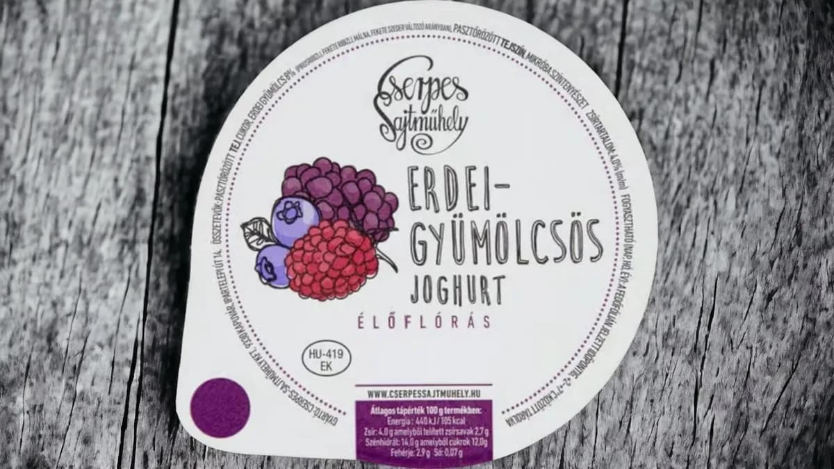 Erdeis élőflórás joghurt