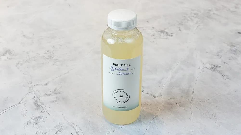 Házi gyümölcs fröccs - gyömbér és citrom 0,4l