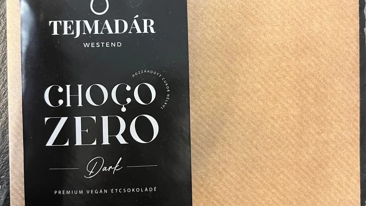 Prémium vegán boríték formájú étcsokoládé