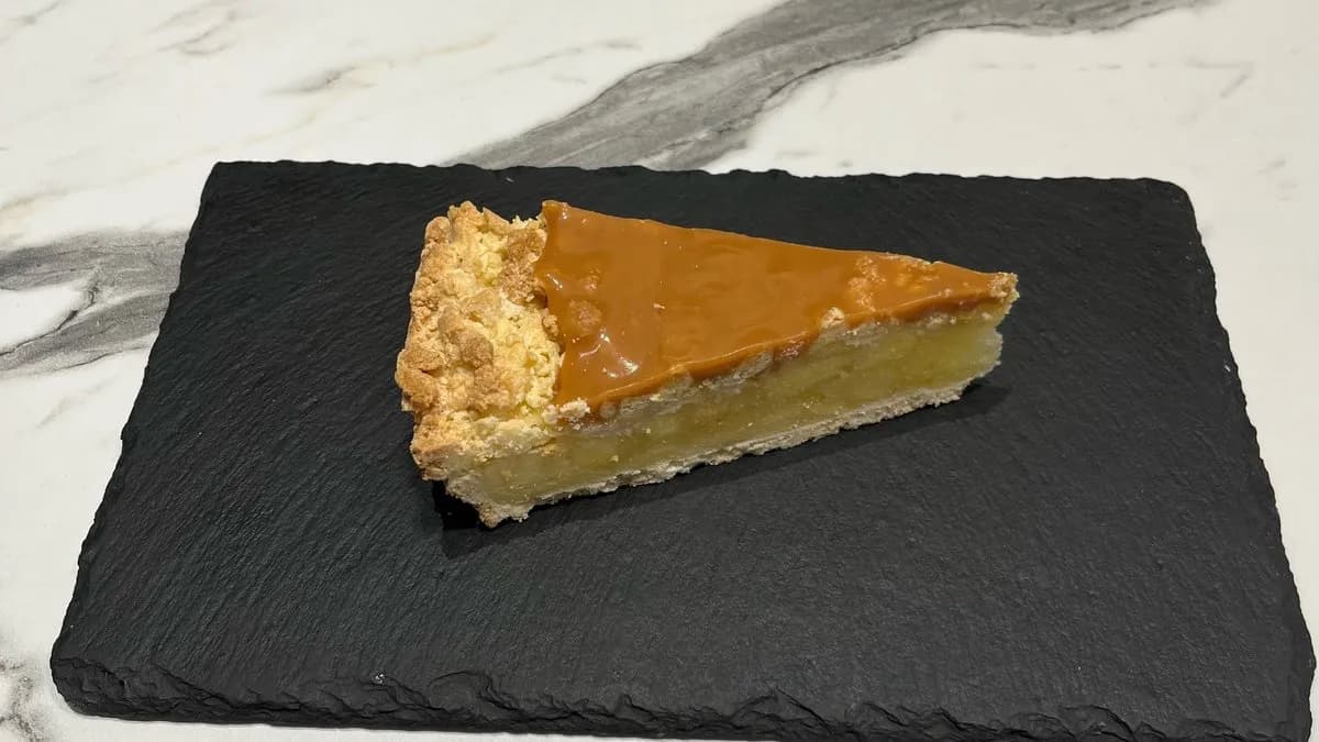 Almás-karamellás szelet