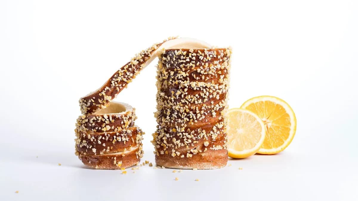 Citrusos kürtőskalács