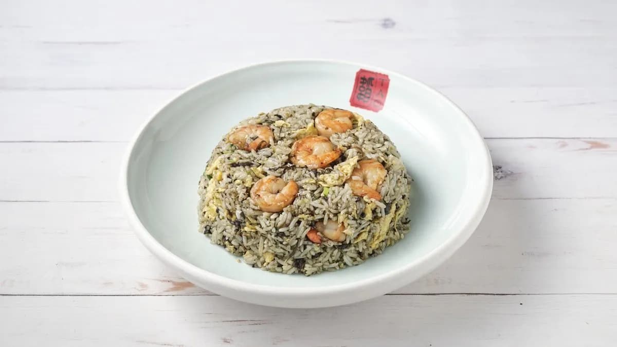 港式素炒饭, Hong Kong style fried rice with olive leaves, HongKong pirított rizs