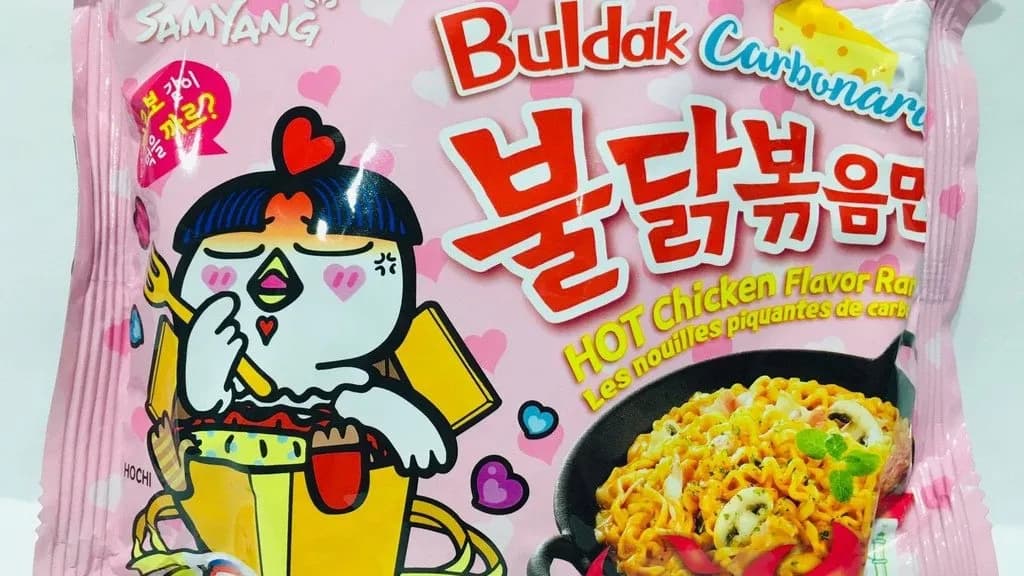 Buldak csirkés carbo tészta 奶油火鸡面