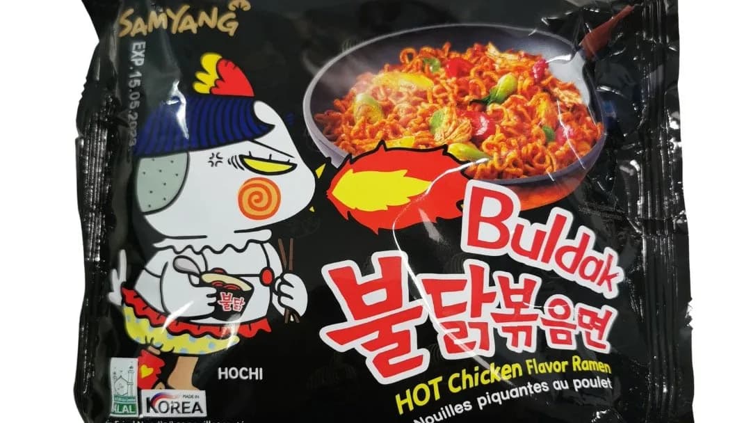 Buldak csirkés tészta 原味火鸡面