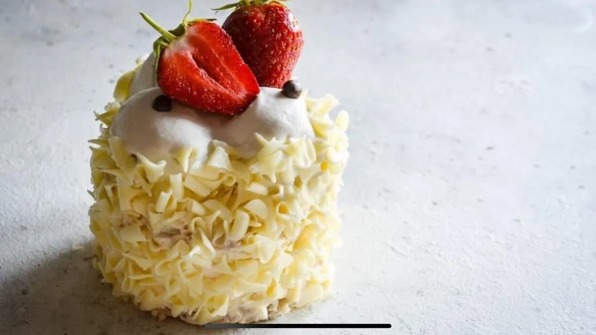 Torta dolce della casa bianca