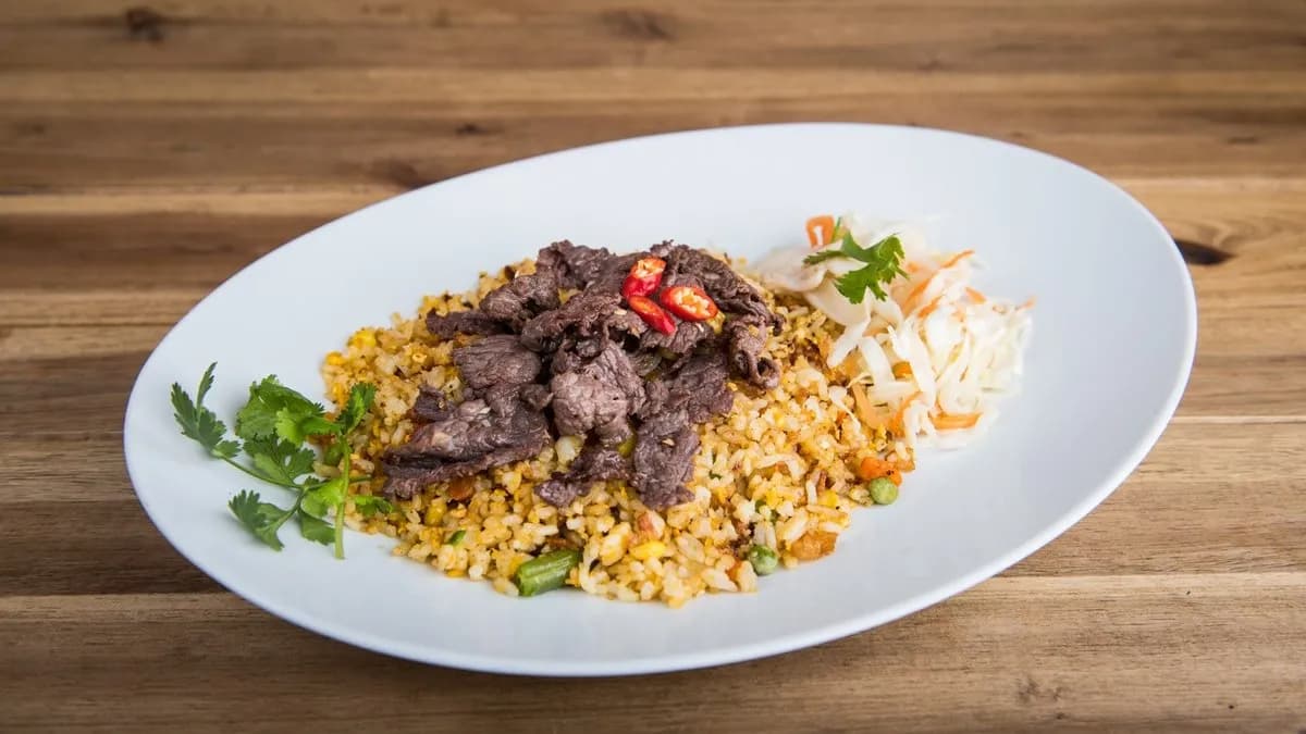 Com rang bo—Pirított rizs marhával