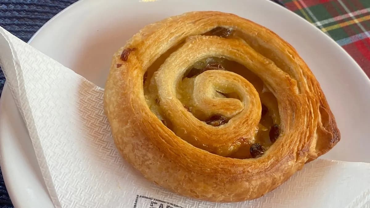 Vaníliás mazsolás csiga