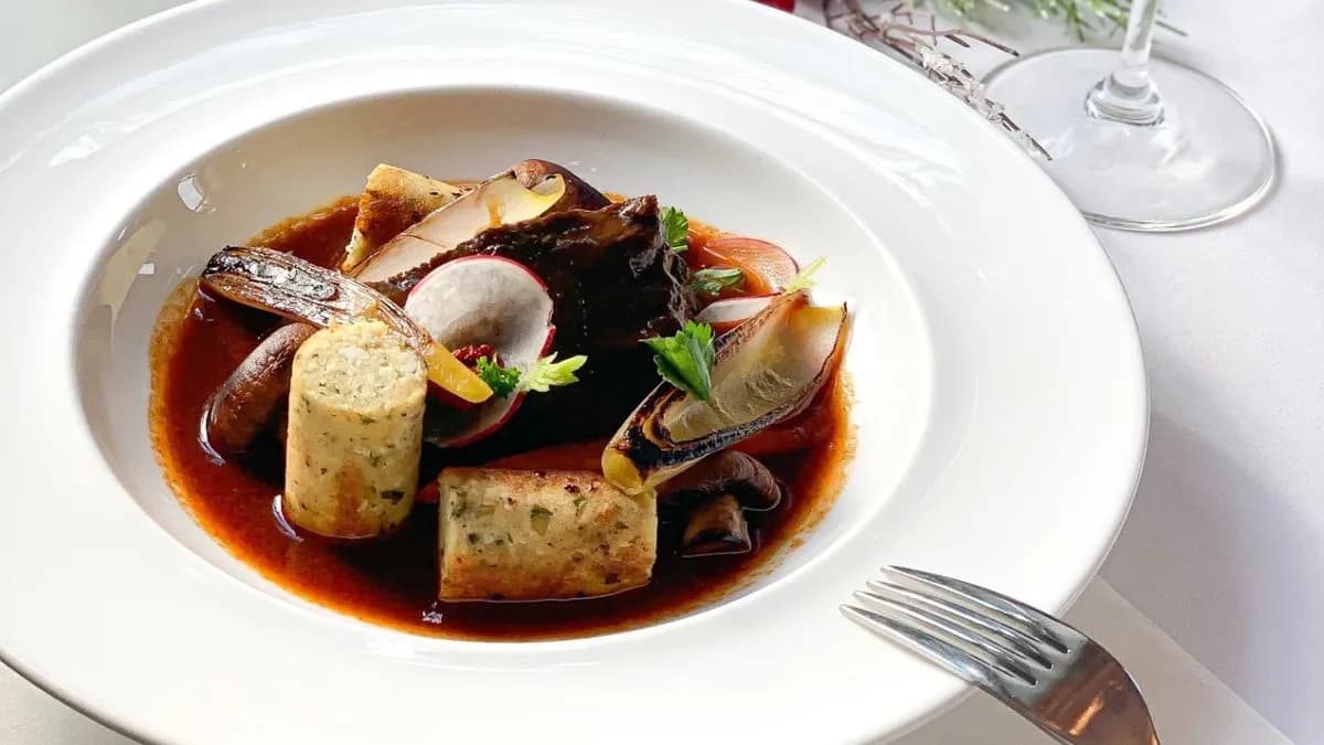 Marhapofa pörkölt ricotta gombóccal