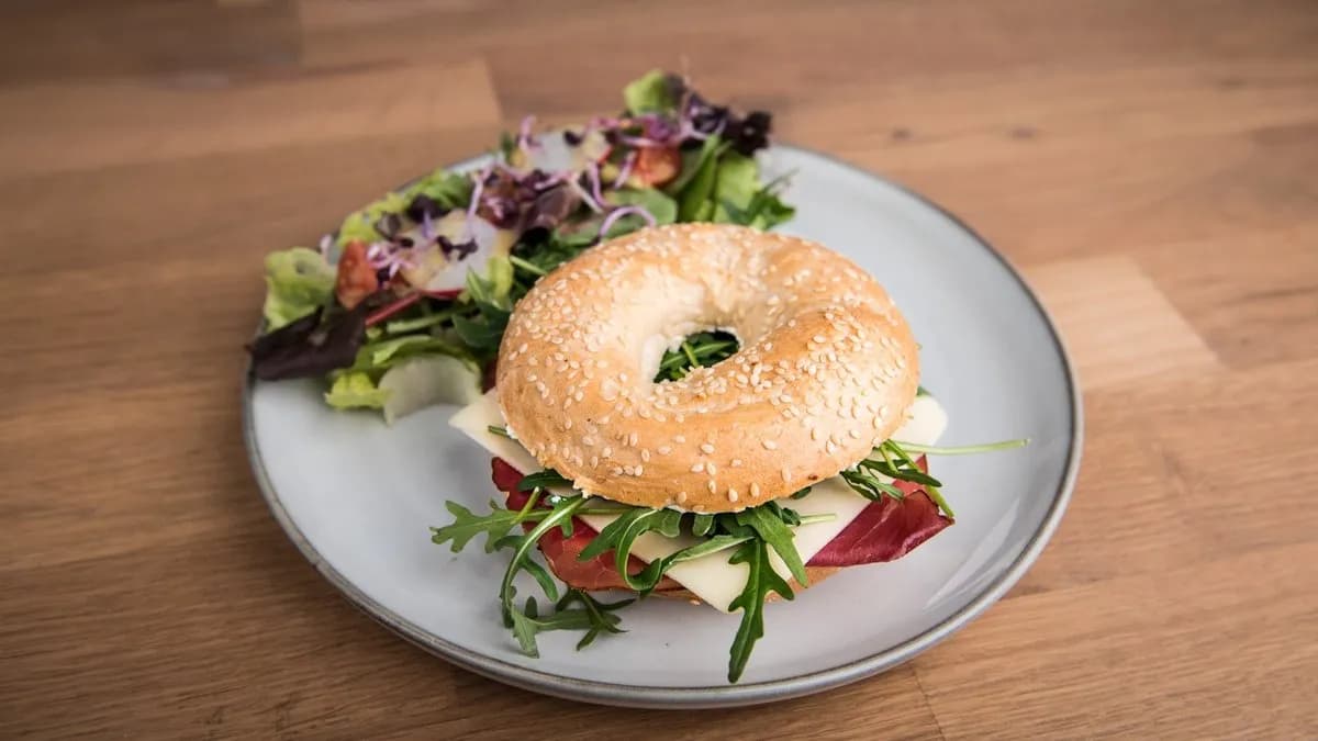 Szárított sonkás bagel