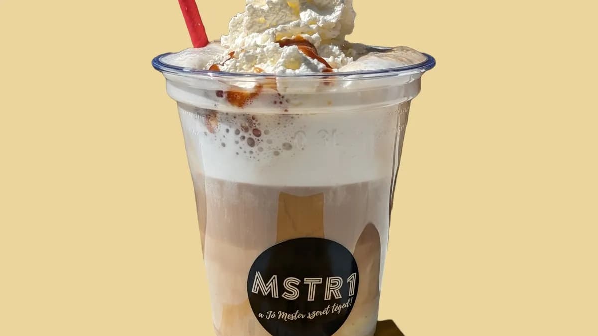 Jeges kávé fagyival (Ice coffe with icecream)