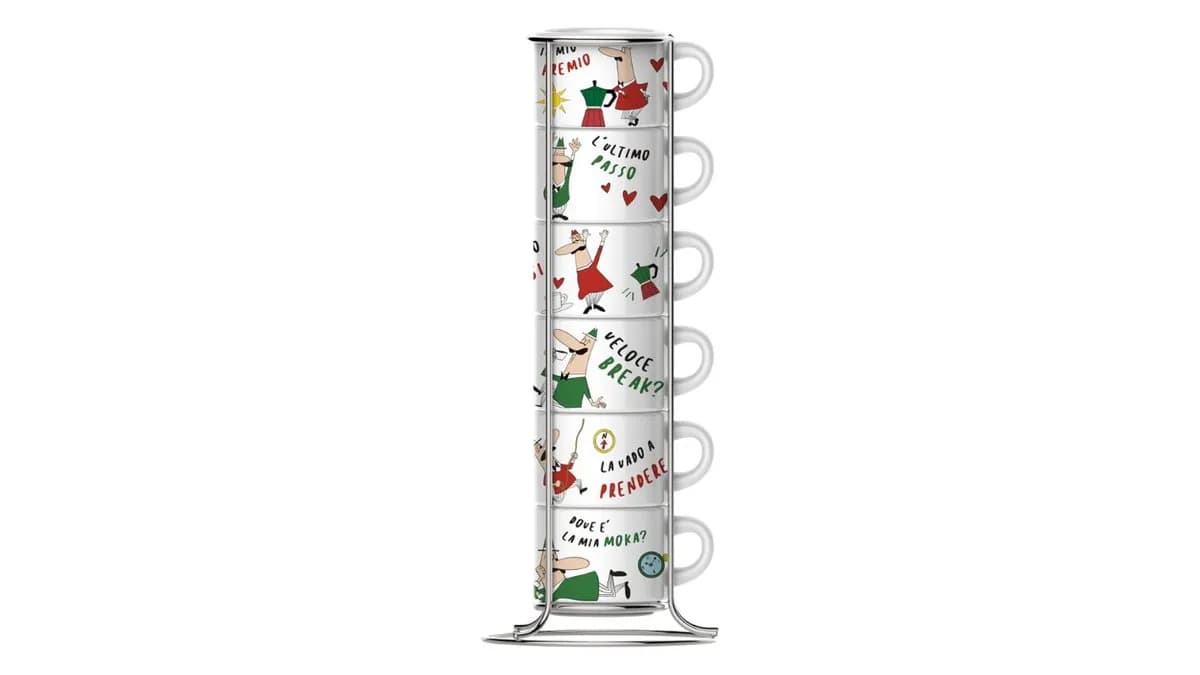 Bialetti - Csésze szett (espresso, 6 darab)