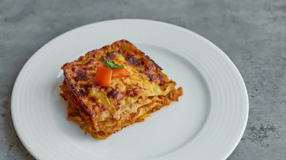 Vegetáriánus lasagne