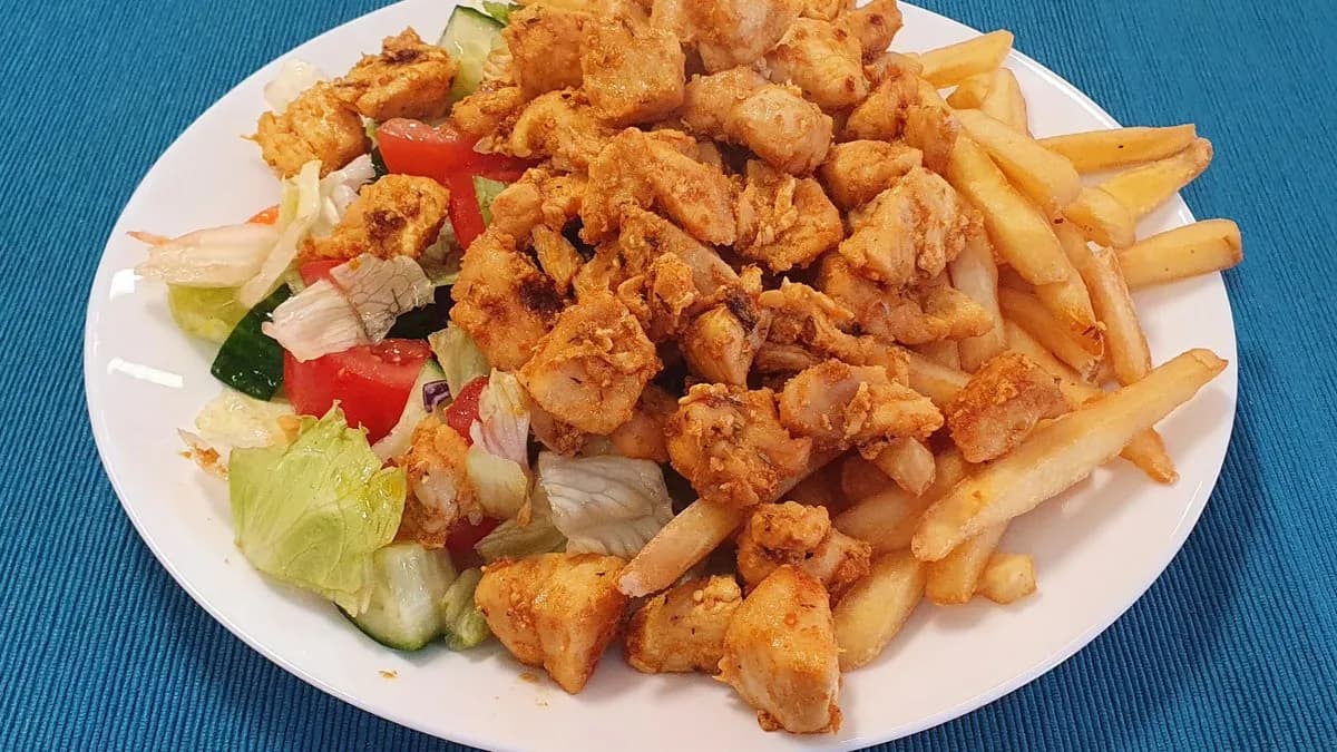 Gyros tál (nagy adag)