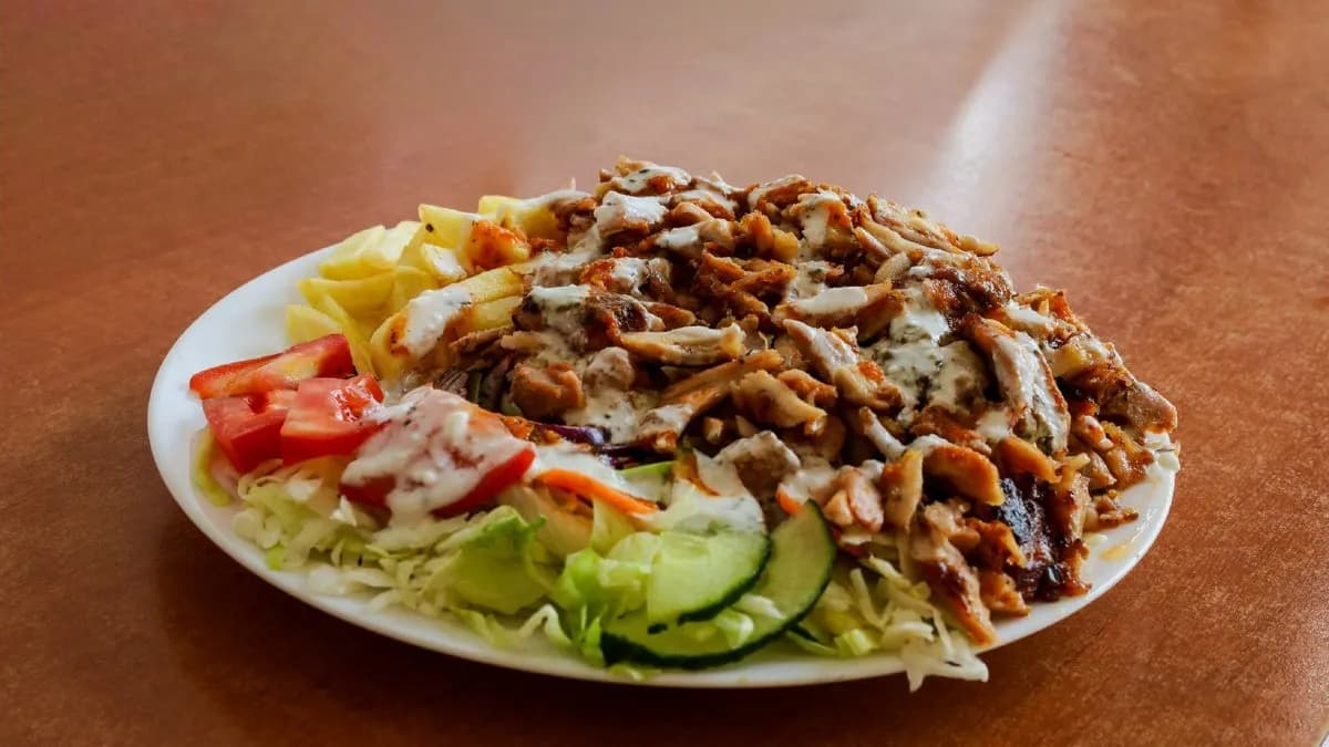 Kis gyros tál