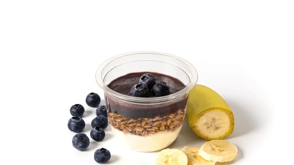 Snack Bowl-túró-banán-áfonya