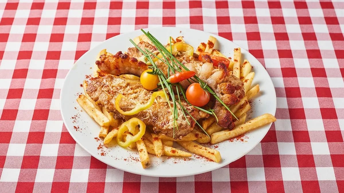 CIGÁNYPECSENYE, SÜLTBURGONYÁVAL