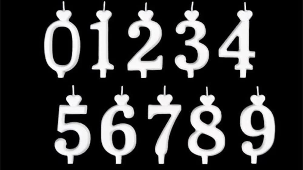Számgyertya 7
