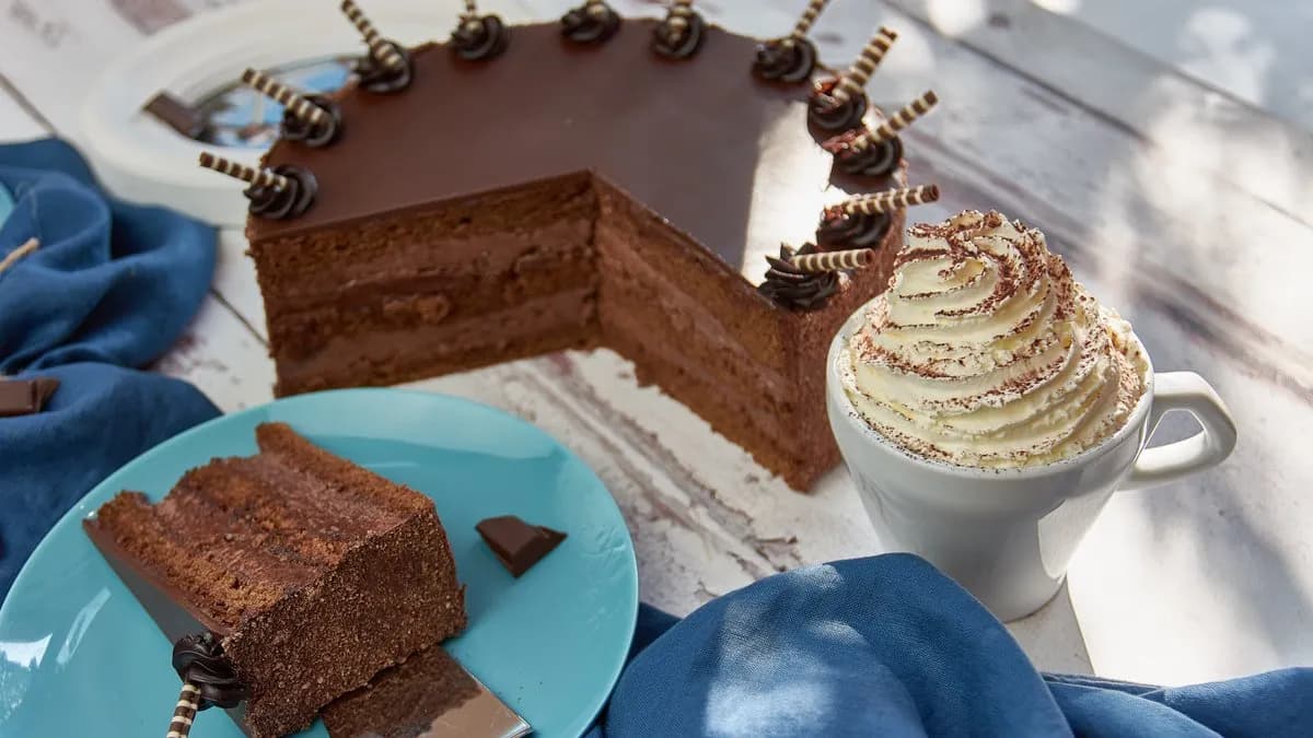 Belga csokoloádé torta