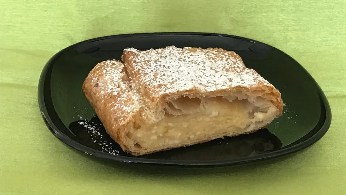 Vaníliás túrós rétes