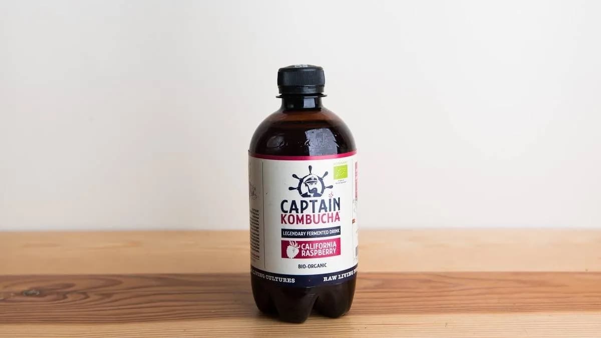 Kombucha élőflórás ital Californiai málna (400ml)