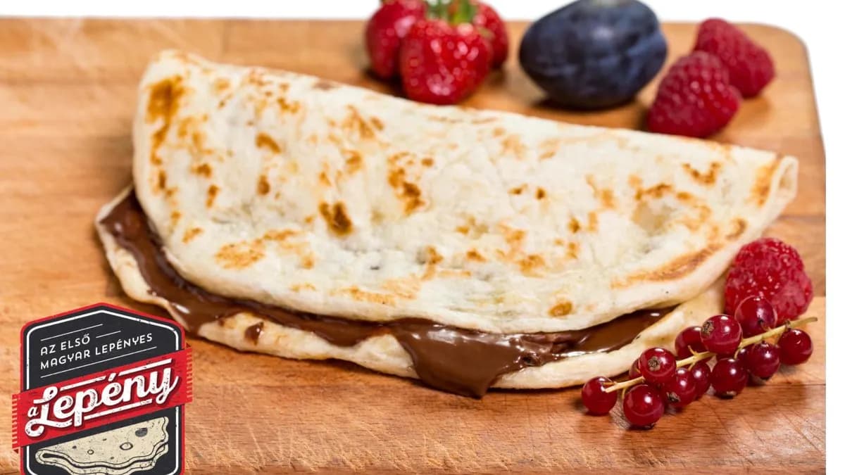 Házi töltött lepény – nutellás