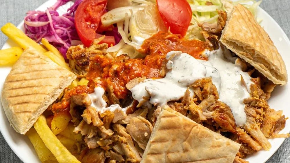 Nagy gyros tál menü