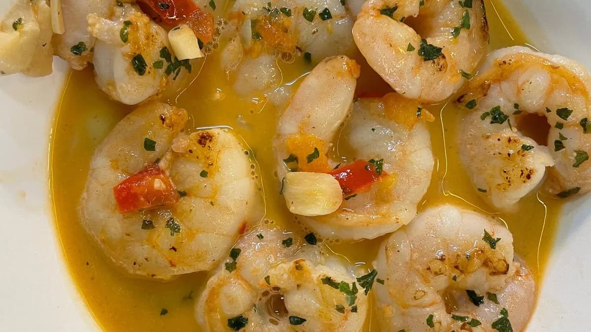 Vajas fehérboros garnéla