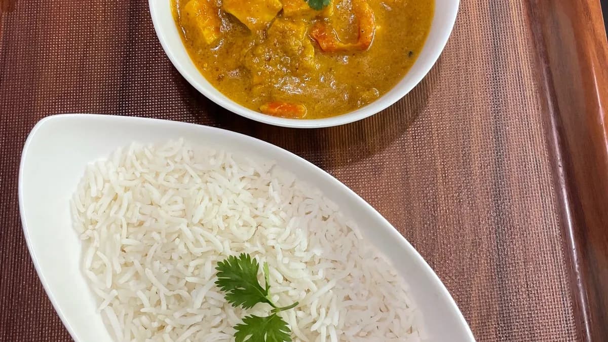 Sima Rizs + Paneer kadai