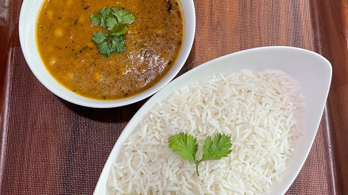 Sima Rizs + Csicseriborsó Curry