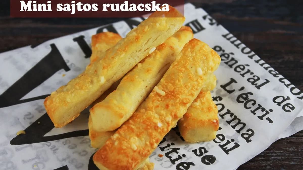 Mini sajtos rudacska