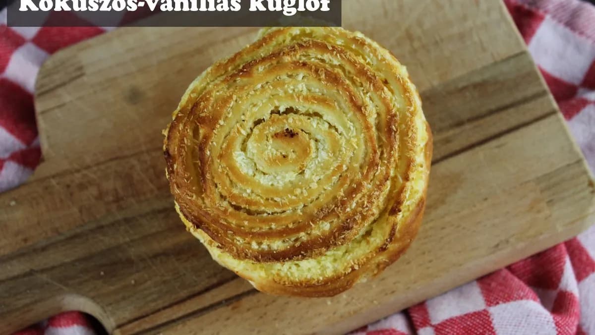 Kókuszos-vaníliás kuglóf