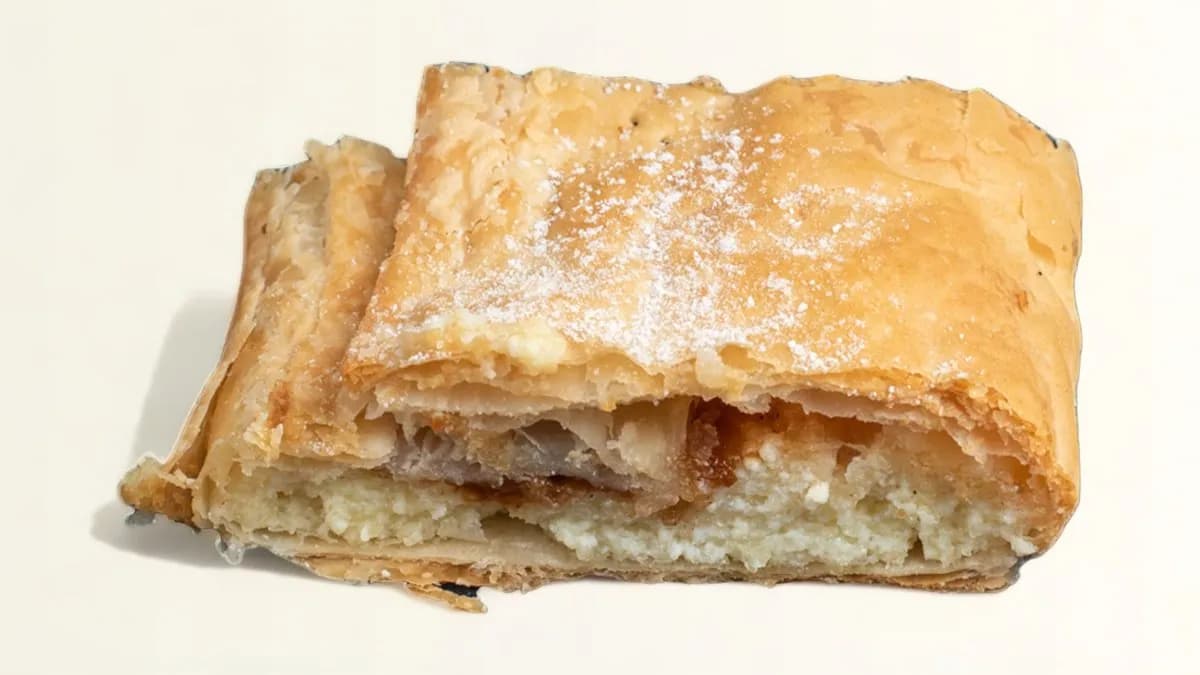 Túros-barackos rétes