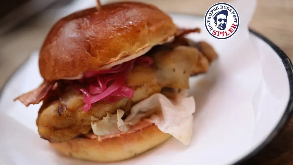 Túlfűtött csirkeburger