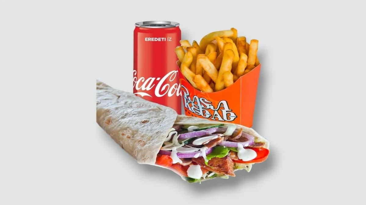 Vegyes húsos dürüm menü