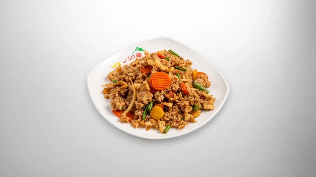 Pirított rizs csirkehússal